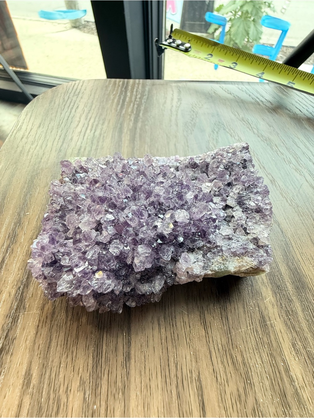 Natural Amethyst Crystal Cluster - Purple Crystal Display